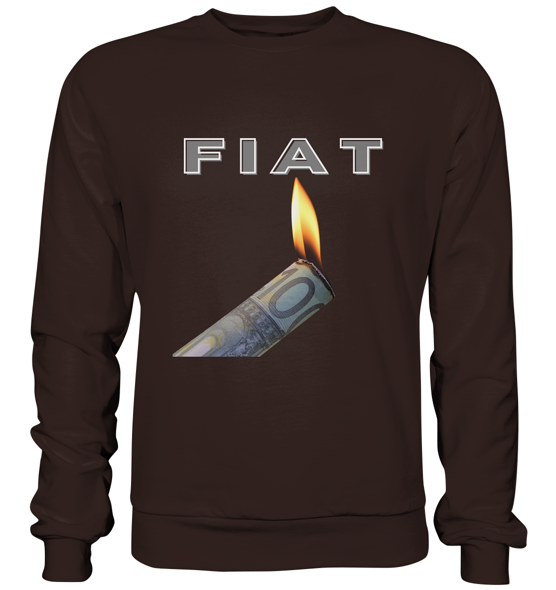 Fiat verbrennt Deine Zukunft - Basic Sweatshirt
