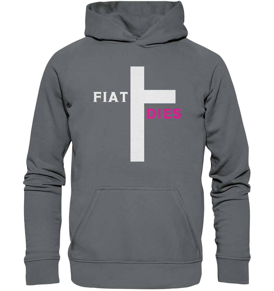 FIAT DIES (weiss / pink) - Ladies Collection - Basic Unisex Hoodie