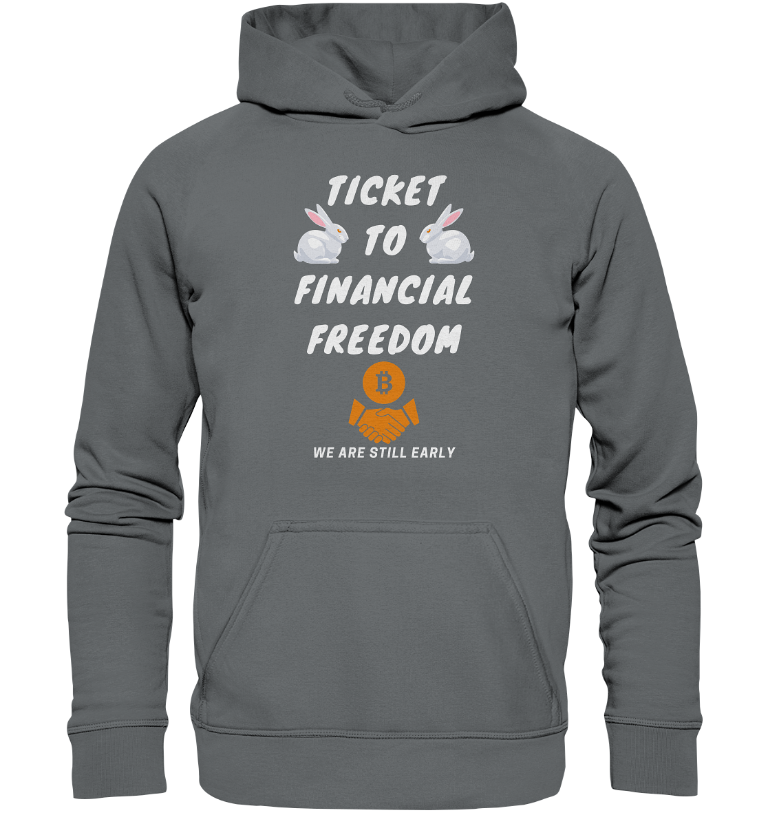 TICKET TO FINANCIAL FREEDOM - LADIES COLLECTION 21% automat. Rabatt bis zum Halving 2024 - Basic Unisex Hoodie