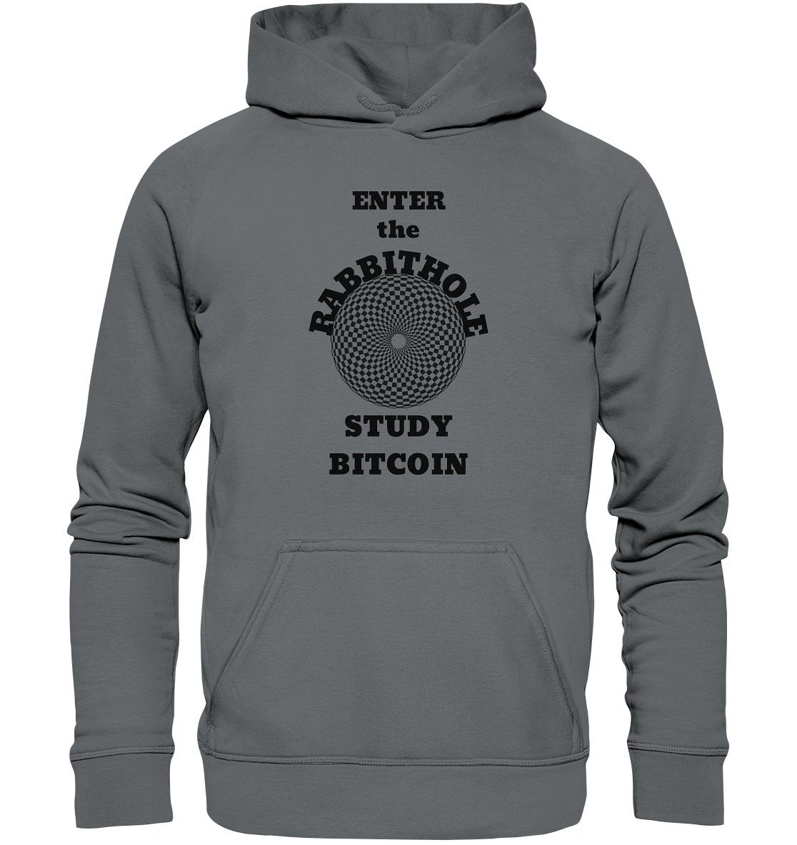 ENTER the RABBITHOLE - STUDY BITCOIN # Ladies Collection 21% Rabatt bis zum Halving 2024 - Basic Unisex Hoodie
