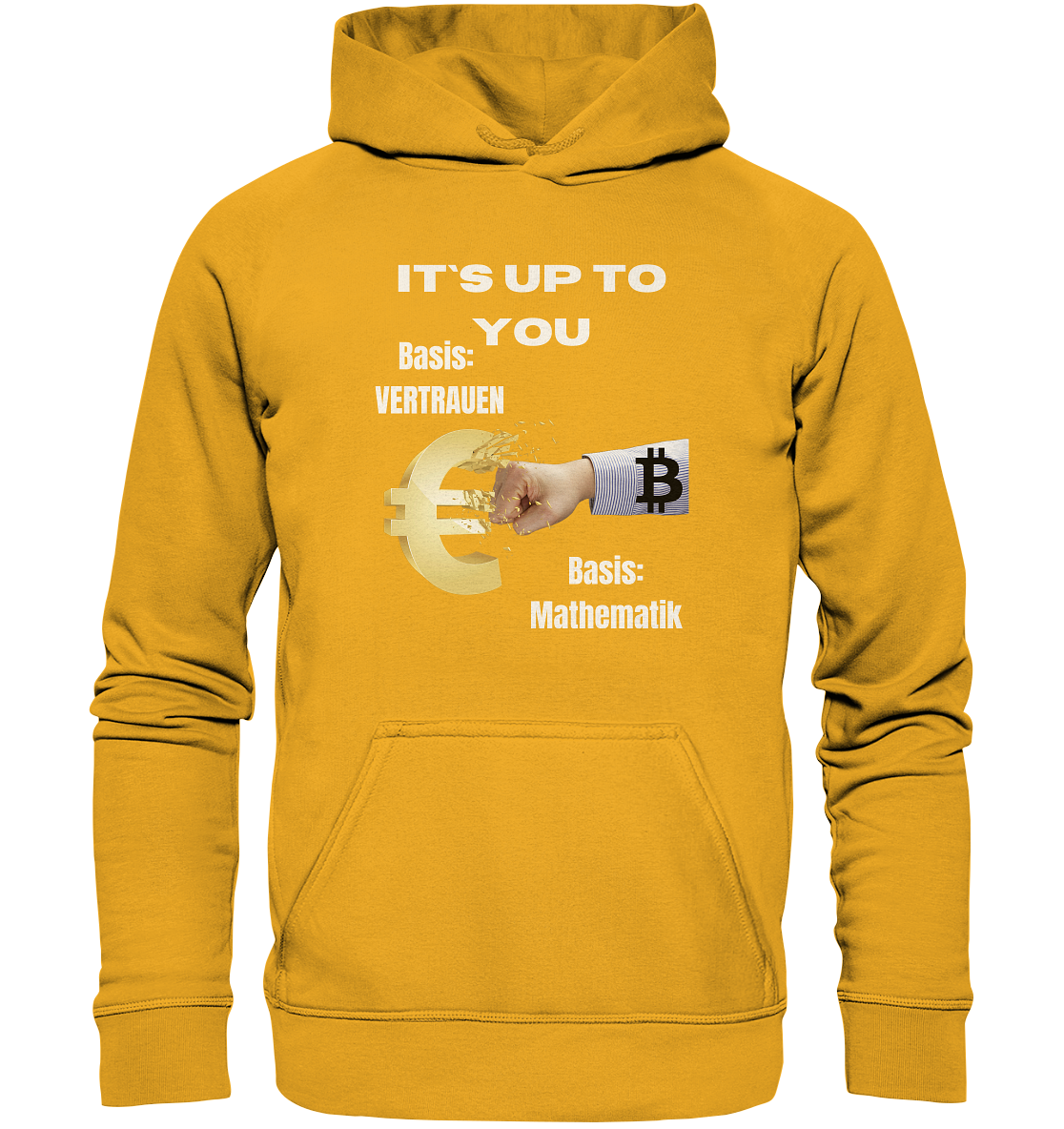 It`s up to you - Basis: Vertrauen / Mathematik - Basic Unisex Hoodie
