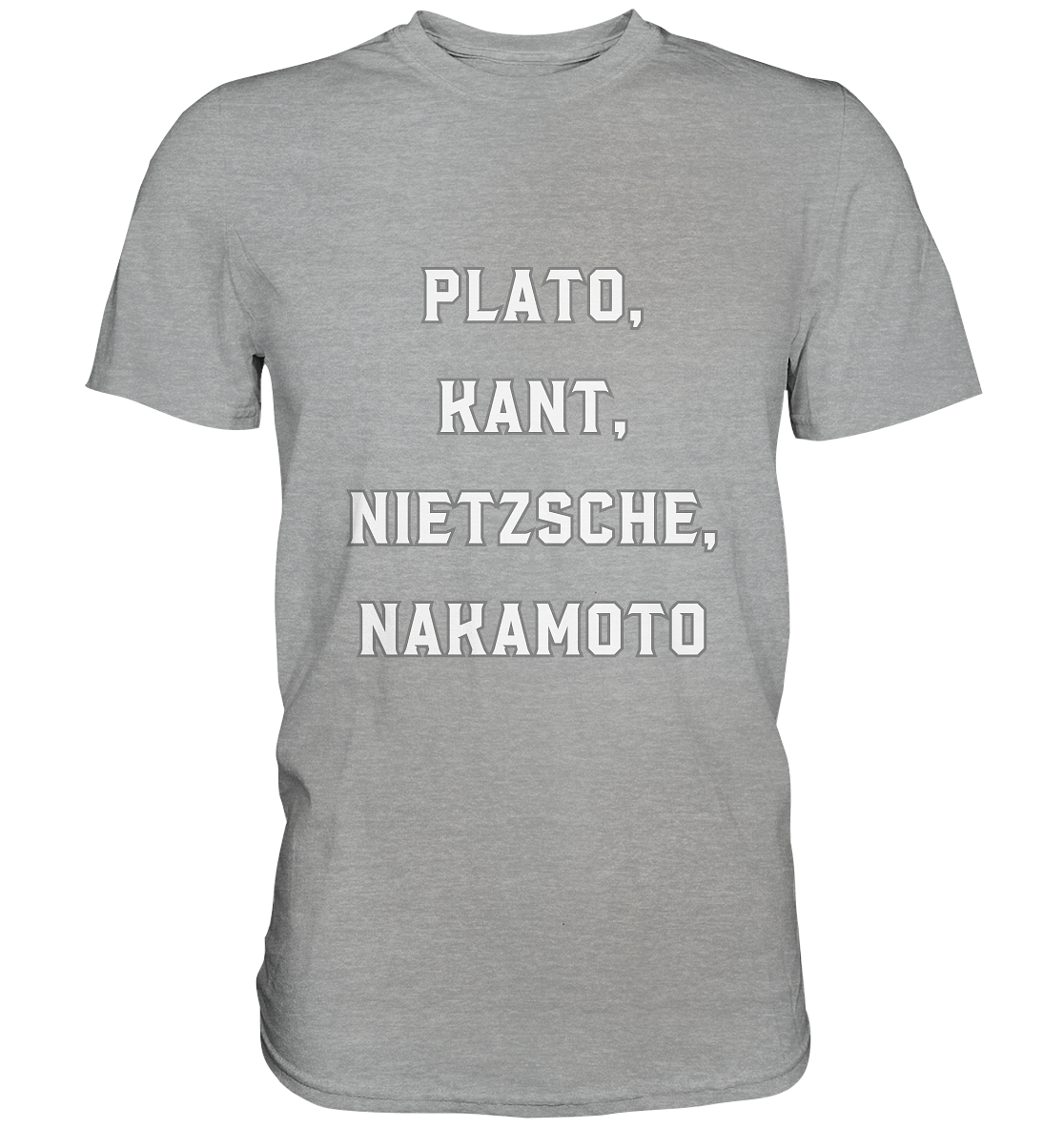 PLATO, KANT, NIETZSCHE, NAKANOTO - Classic Shirt