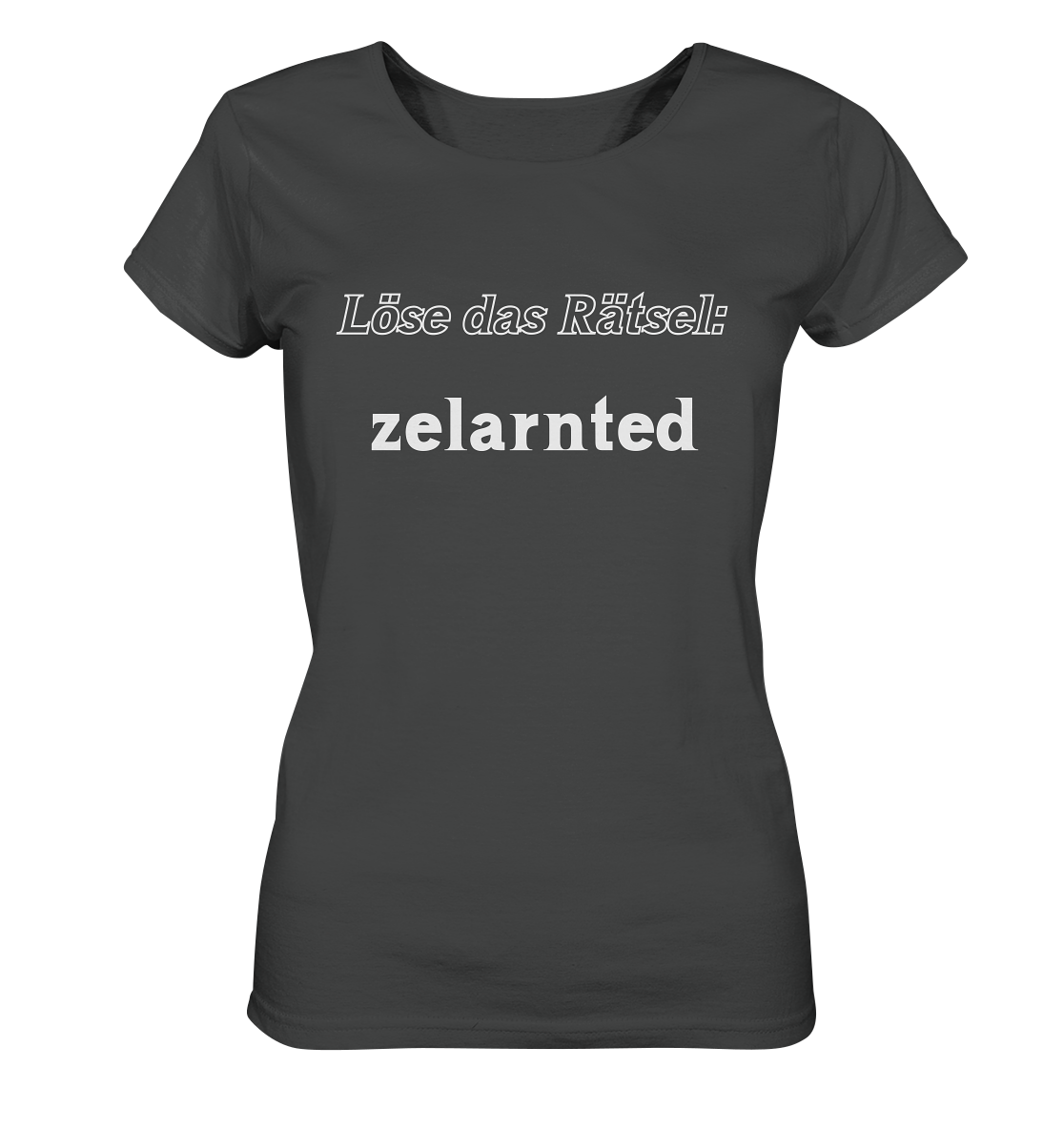 LÖSE DAS RÄTSEL - zelarnted (Ladies) - Ladies Organic Basic Shirt