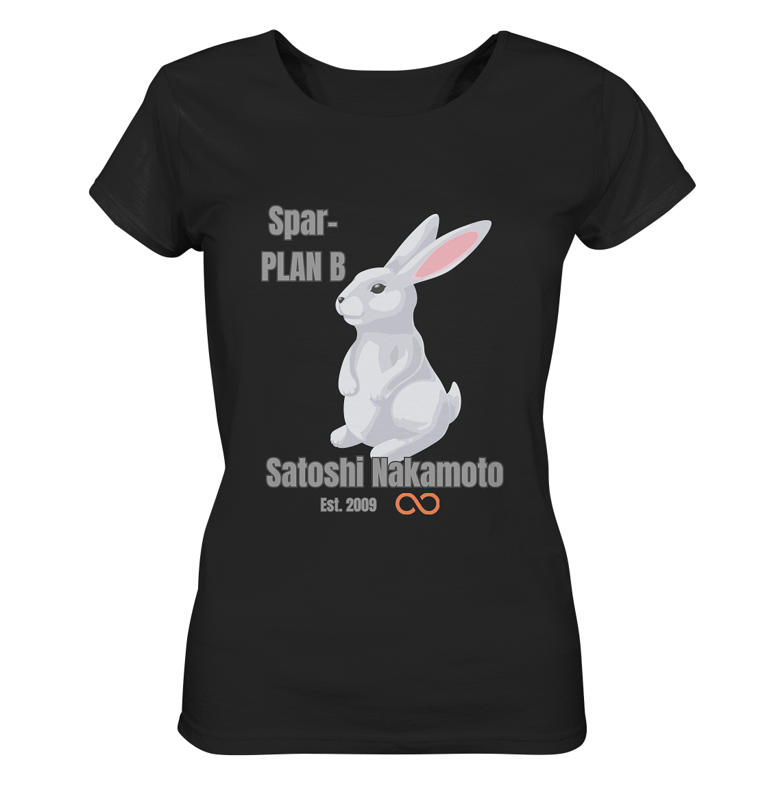 Spar-PLAN B SATOSHI NAKAMOTO Est. 2009 (unendlich) - LADIES COLLECTION 21% automat. Rabatt bis zum Halving 2024 - Ladies Organic Shirt