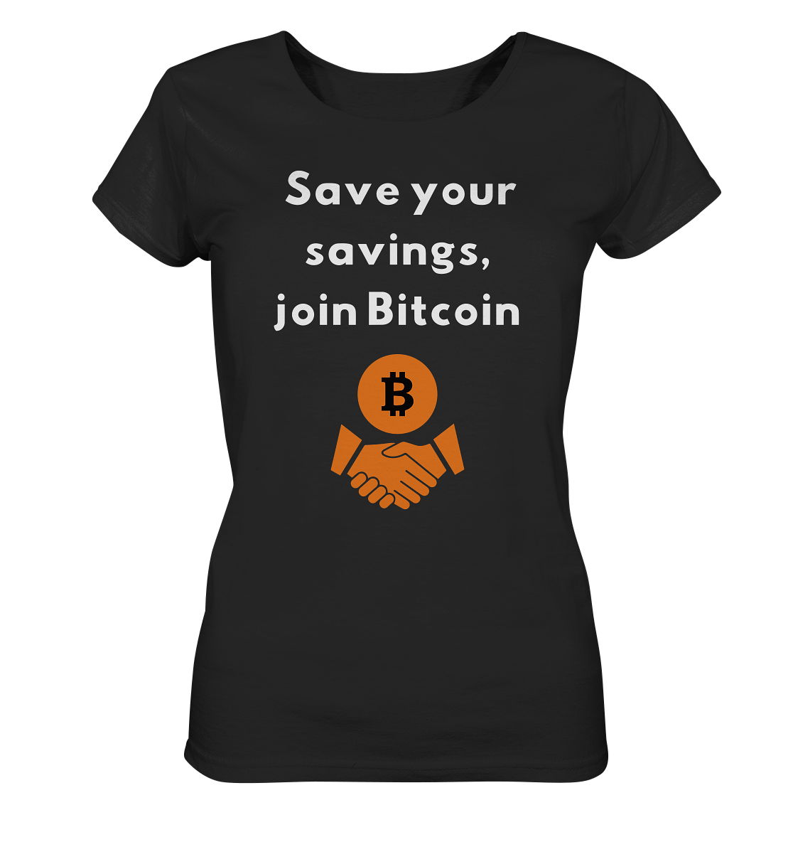 Save your savings join Bitcoin (Ladies Collection 21% Rabatt bis zum Halving 2024) - Ladies Organic Shirt