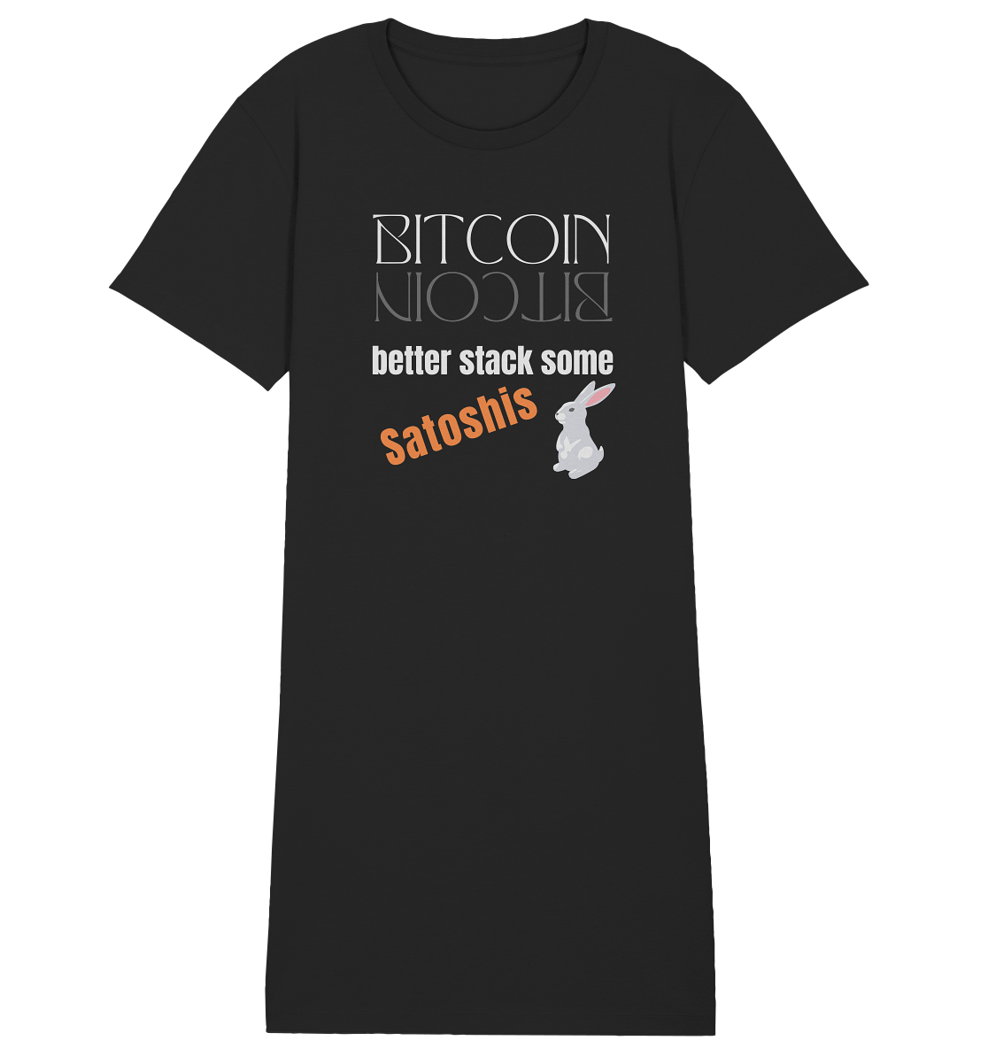 BITCOIN better stack some Satoshis - LADIES COLLECTION 21% automat. Rabatt bis zum Halving 2024 - Ladies Organic Shirt Dress