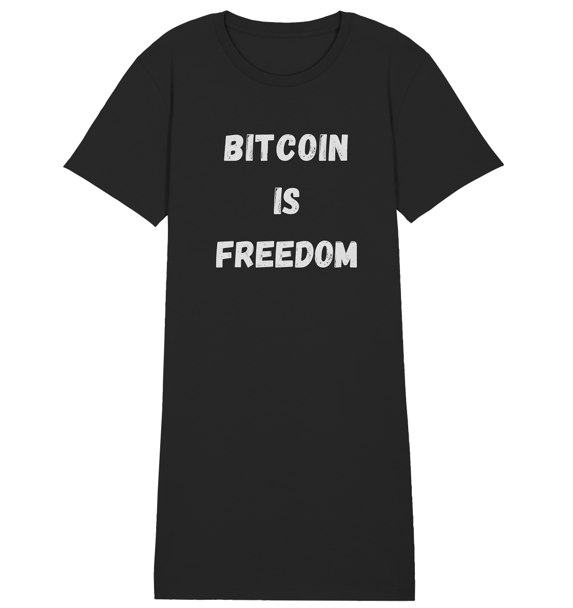 BITCOIN IS FREEDOM - LADIES COLLECTION 21% automat. Rabatt bis zum Halving 2024 - Ladies Organic Shirt Dress