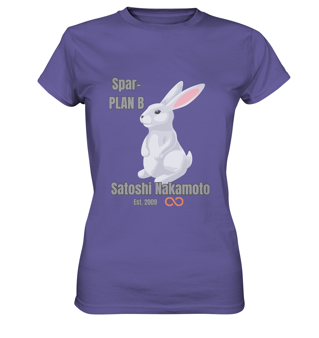 Spar-PLAN B SATOSHI NAKAMOTO Est. 2009 (unendlich) - LADIES COLLECTION 21% automat. Rabatt bis zum Halving 2024 - Ladies Premium Shirt