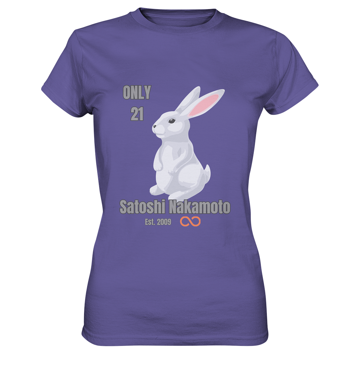SATOSHI NAKAMOTO Est. 2009 (unendlich) ONLY 21- LADIES COLLECTION 21% automat. Rabatt bis zum Halving 2024 - Ladies Premium Shirt