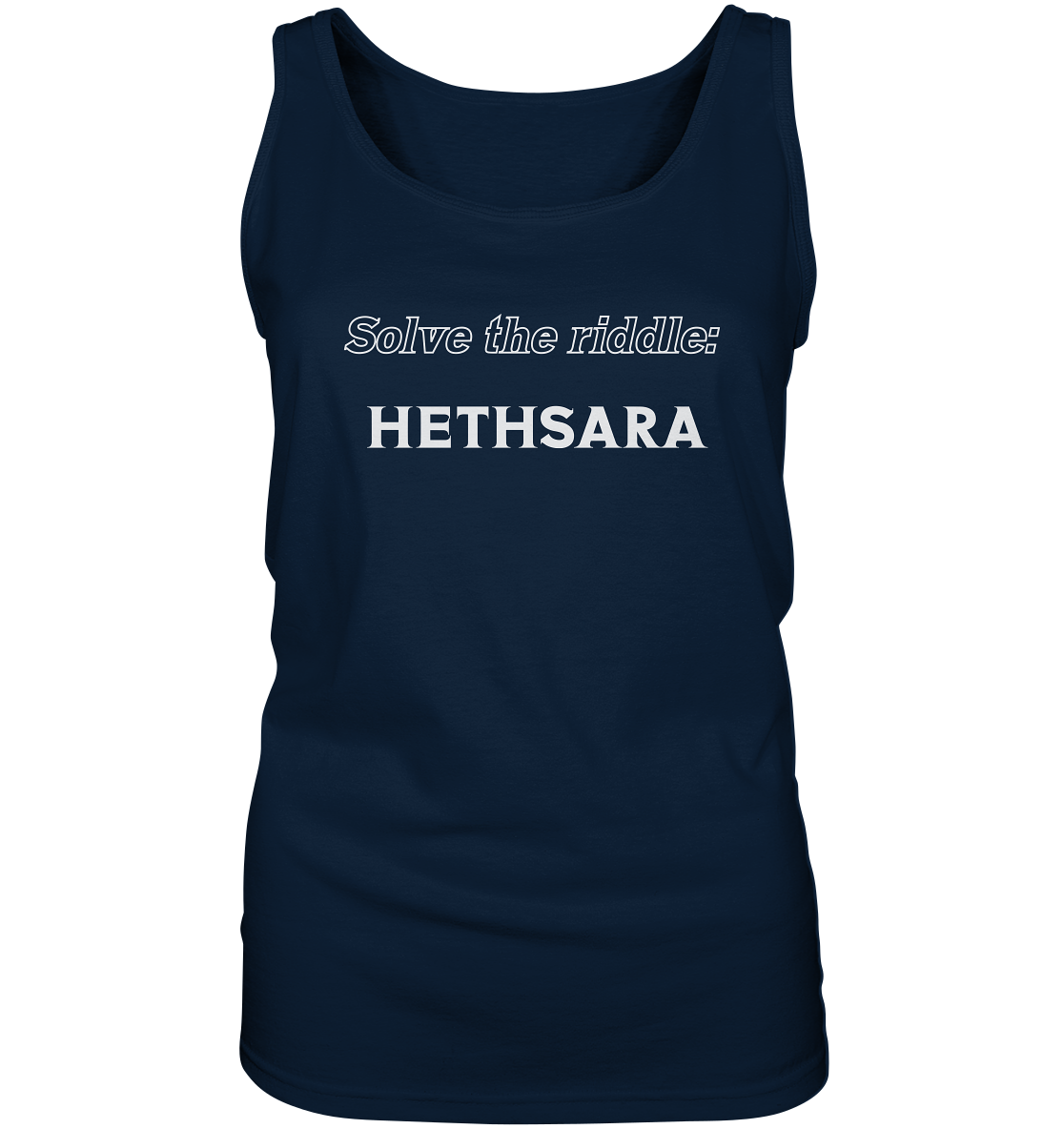 SOLVE THE RIDDLE - HETHSARA (Ladies) - Ladies Tank-Top