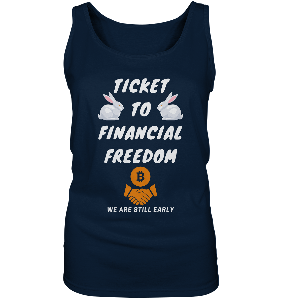TICKET TO FINANCIAL FREEDOM - LADIES COLLECTION 21% automat. Rabatt bis zum Halving 2024 - Ladies Tank-Top