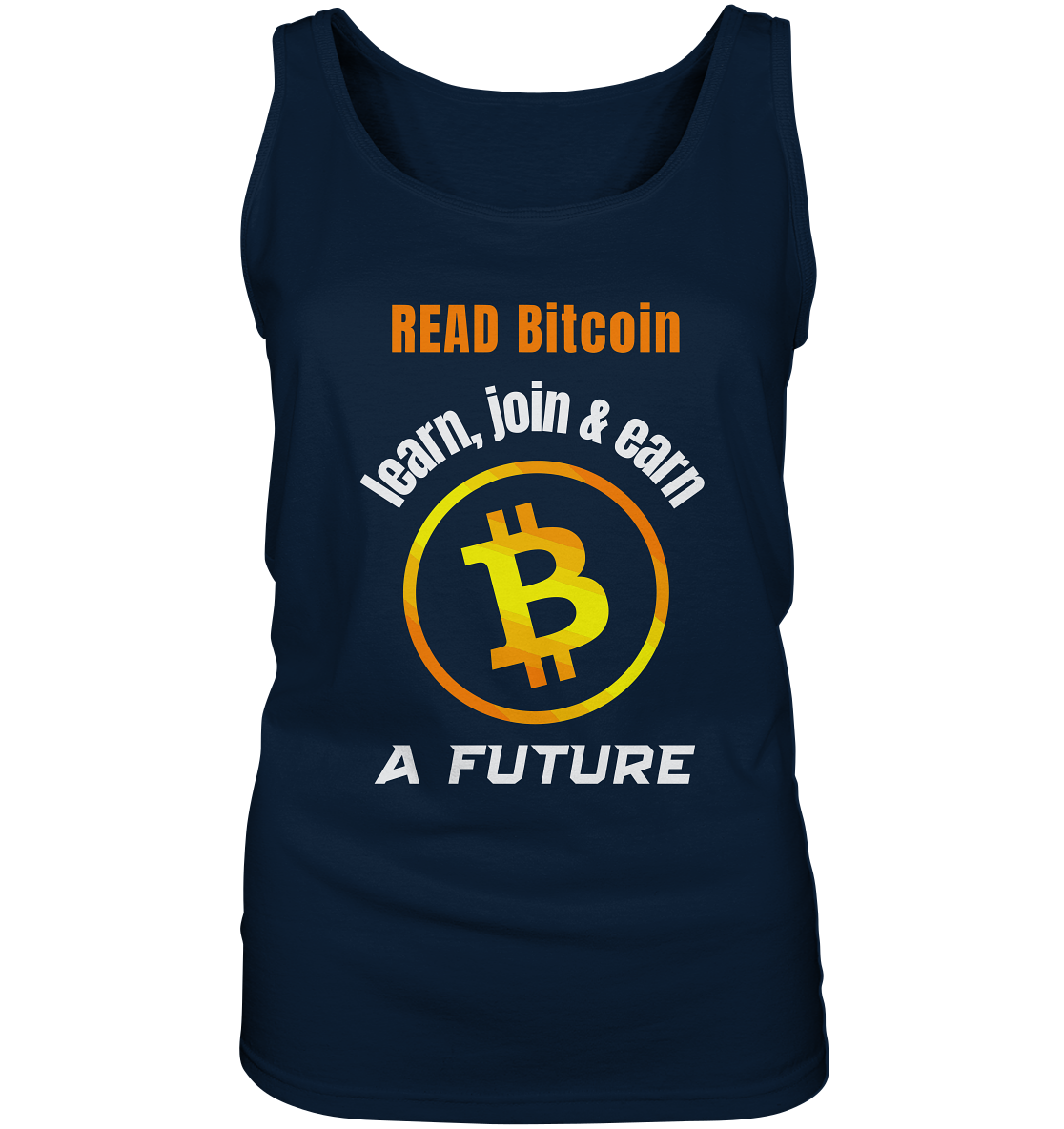 READ BITCOIN learn, join & earn A FUTURE - Var. Ladies collection - Ladies Tank-Top