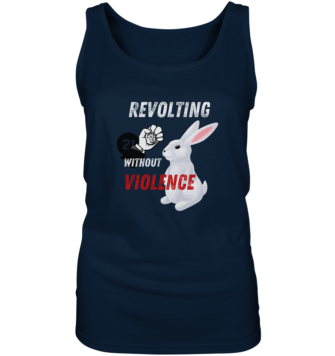 REVOLTING WITHOUT VIOLENCE - LADIES COLLECTION 21% automat. Rabatt bis zum Halving 2024 - Ladies Tank-Top