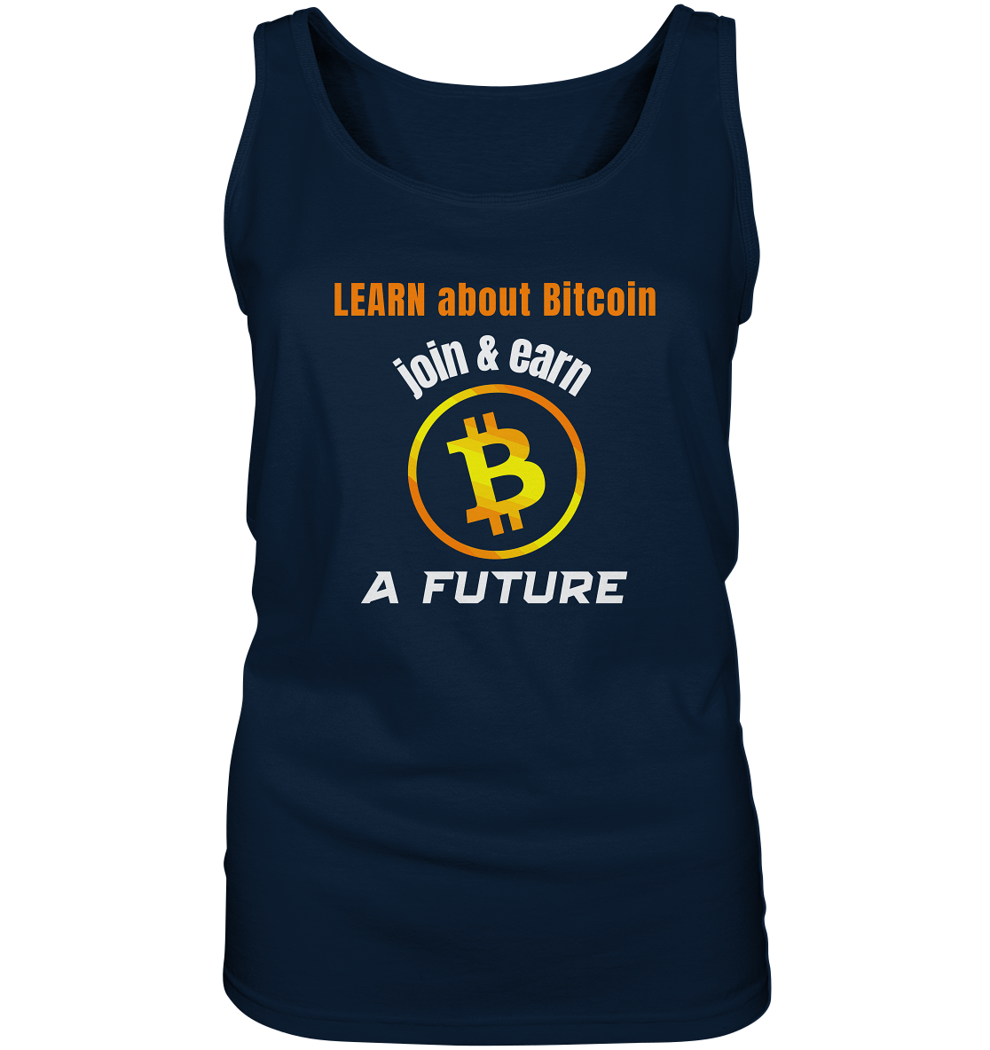 LEARN about BITCOIN join & earn A FUTURE - Ladies, Variante - Ladies Tank-Top