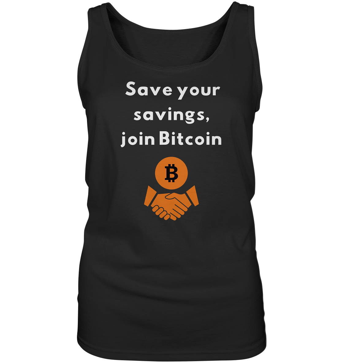 Save your savings join Bitcoin (Ladies Collection 21% Rabatt bis zum Halving 2024) - Ladies Tank-Top