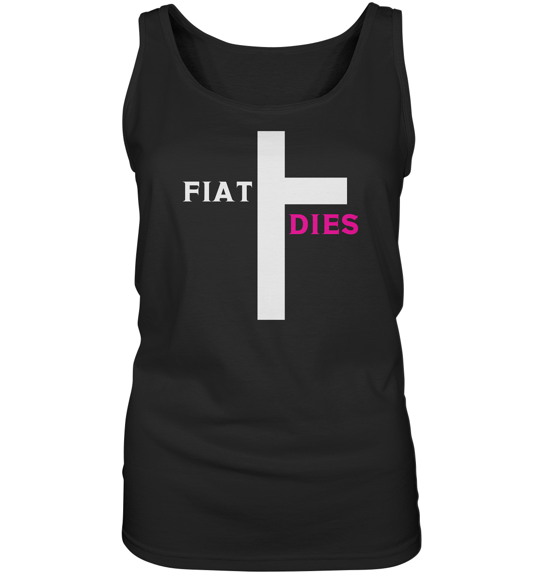 FIAT DIES (weiss / pink) - Ladies Collection - Ladies Tank-Top
