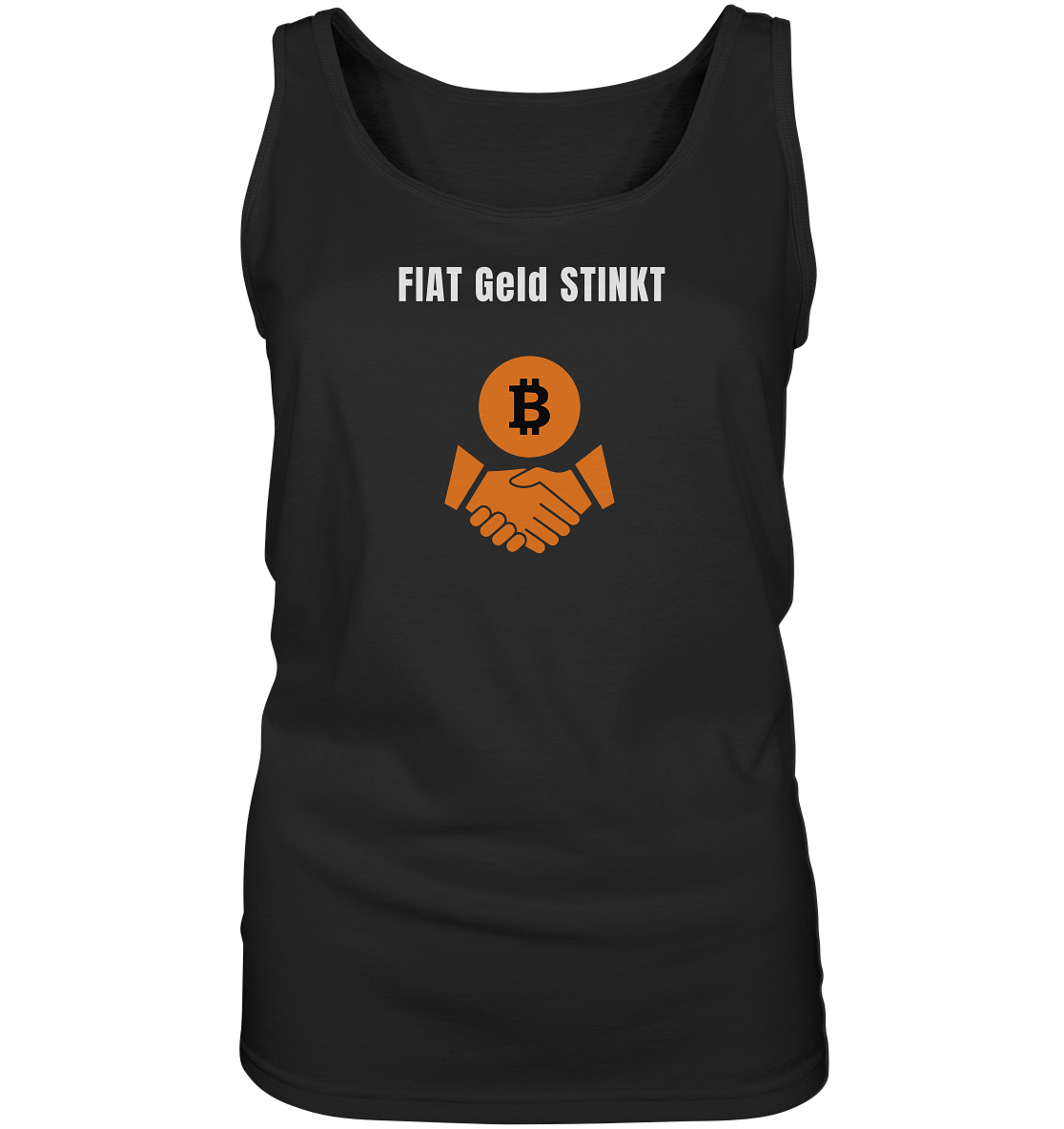 FIAT Geld STINKT (Ladies Collection 21% Rabatt bis zum Halving 2024) - Ladies Tank-Top