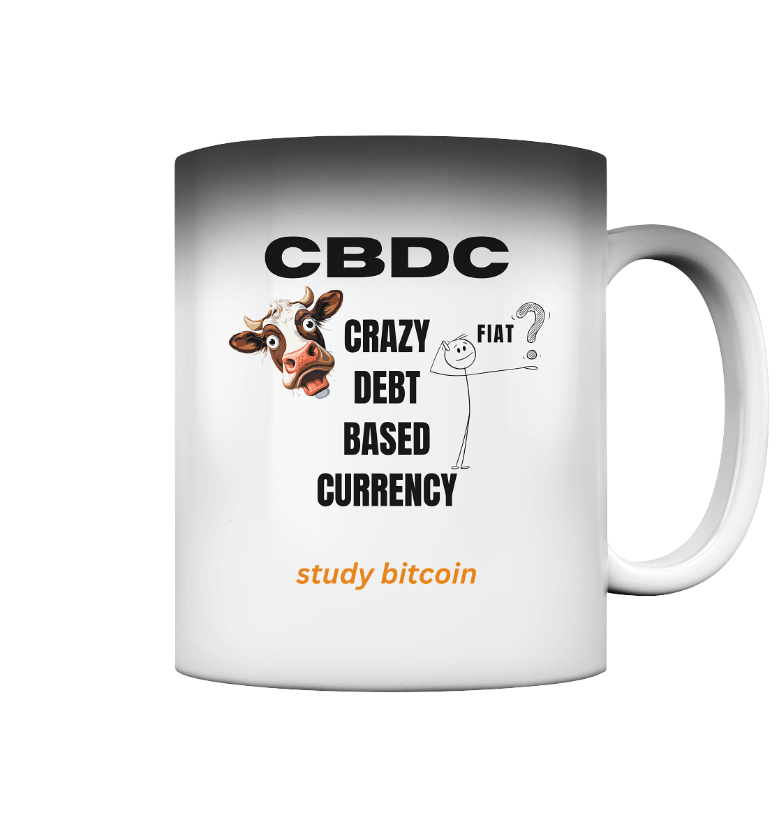 CBDC - crazy debt based currency - study bitcoin - Magic Mug