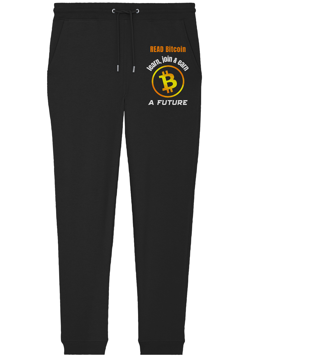 READ BITCOIN learn, join & earn A FUTURE - Var. Ladies collection - Organic Jogger Pants