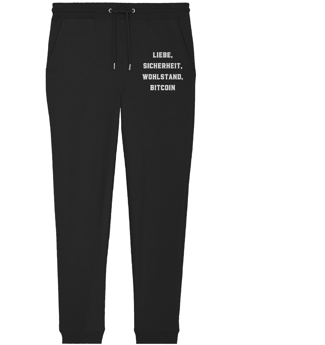 LIEBE, SICHERHEIT, WOHLSTAND, BITCOIN - Organic Jogger Pants