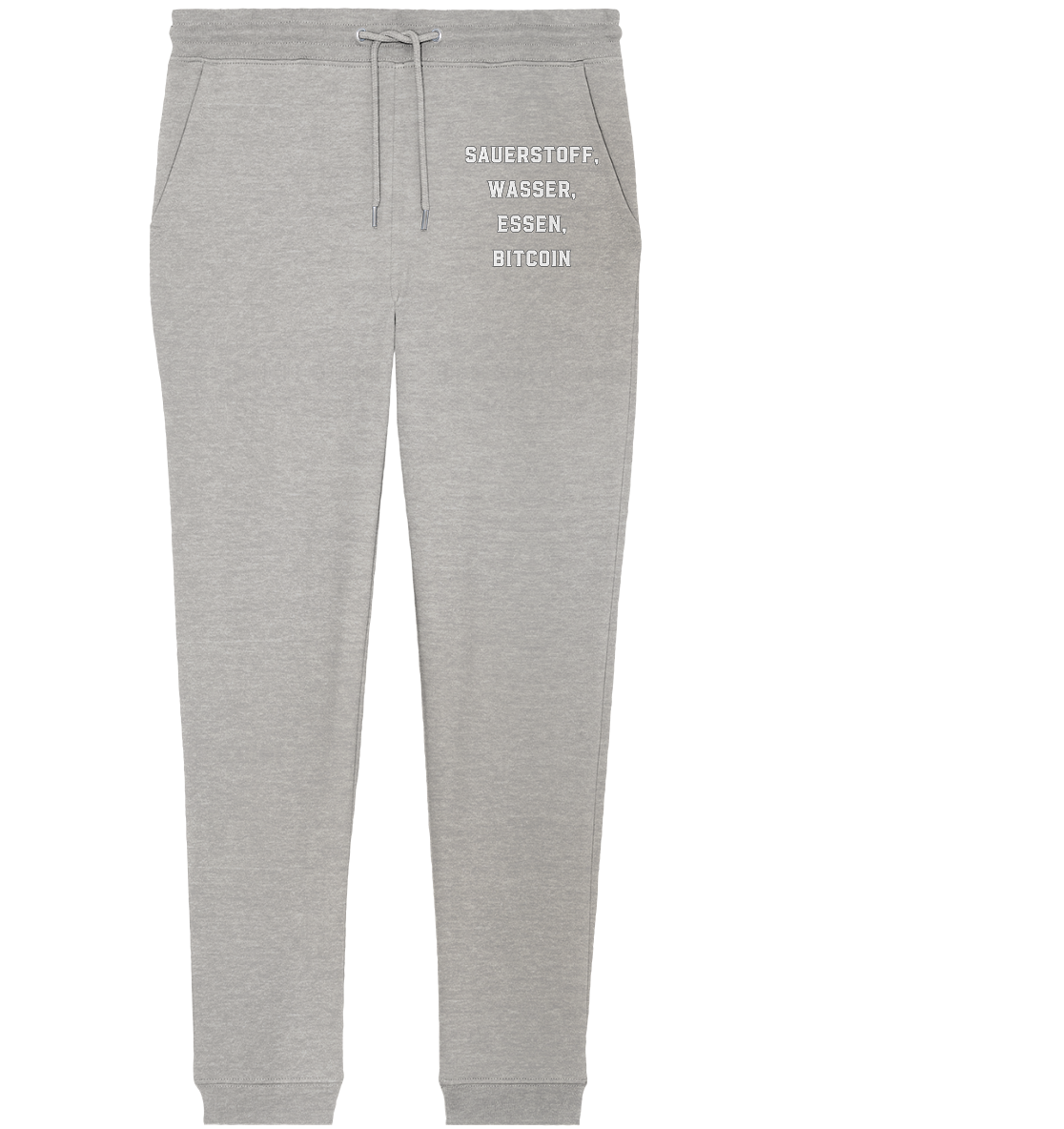 SAUERSTOFF, WASSER, ESSEN, BITCOIN- Ladies Collection - Organic Jogger Pants