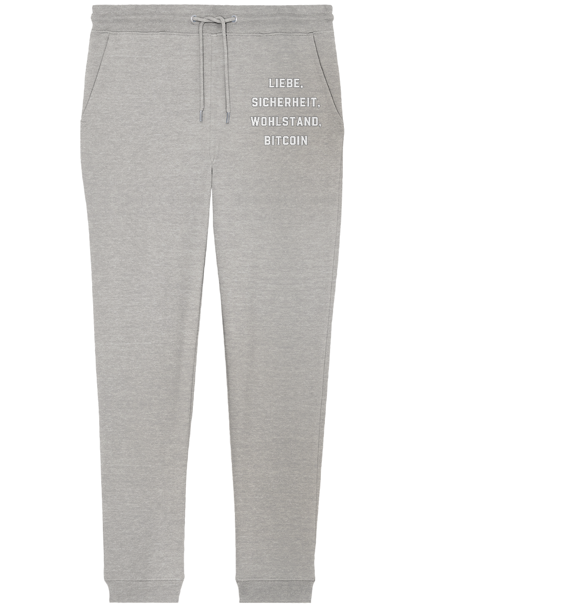 LIEBE, SICHERHEIT, WOHLSTAND, BITCOIN - Ladies Collection - Organic Jogger Pants
