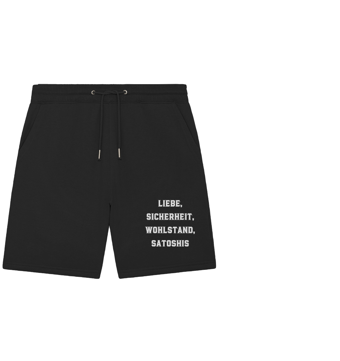 LIEBE, SICHERHEIT, WOHLSTAND, SATOSHIS - Organic Jogger Shorts
