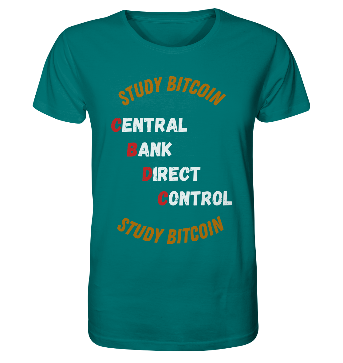 CENTRAL BANK DIRECT CONTROL - STUDY BITCOIN - Organic Shirt