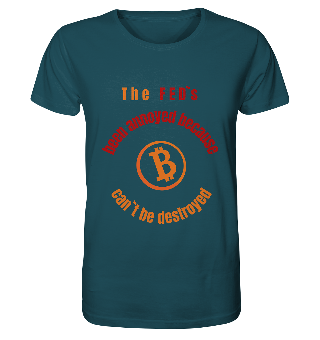 The FEDs been annoyed, BTC cant be destroyed - Organic Shirt