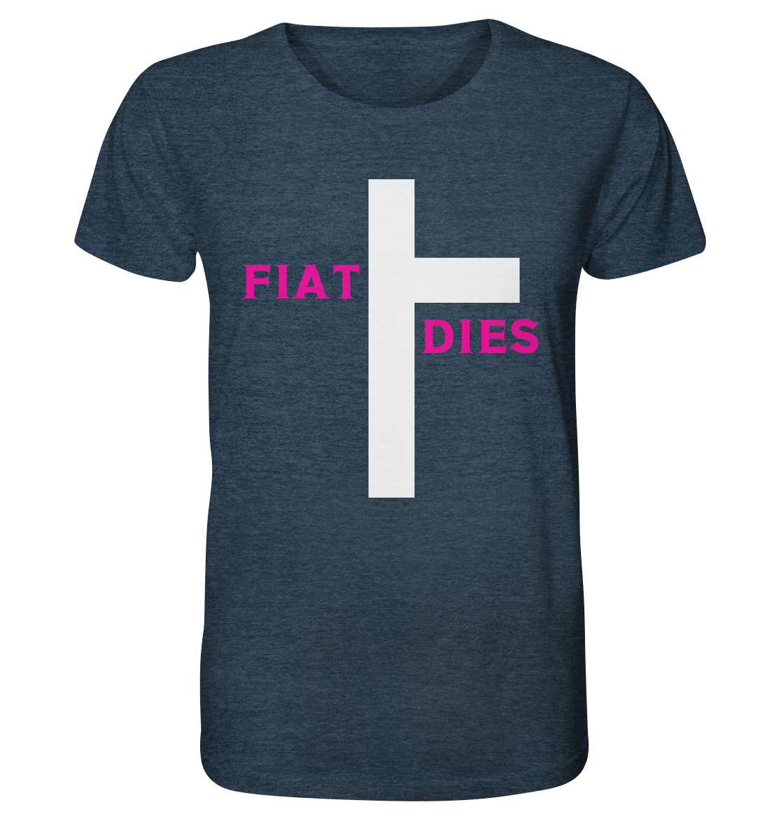 FIAT DIES - Organic Shirt (meliert)