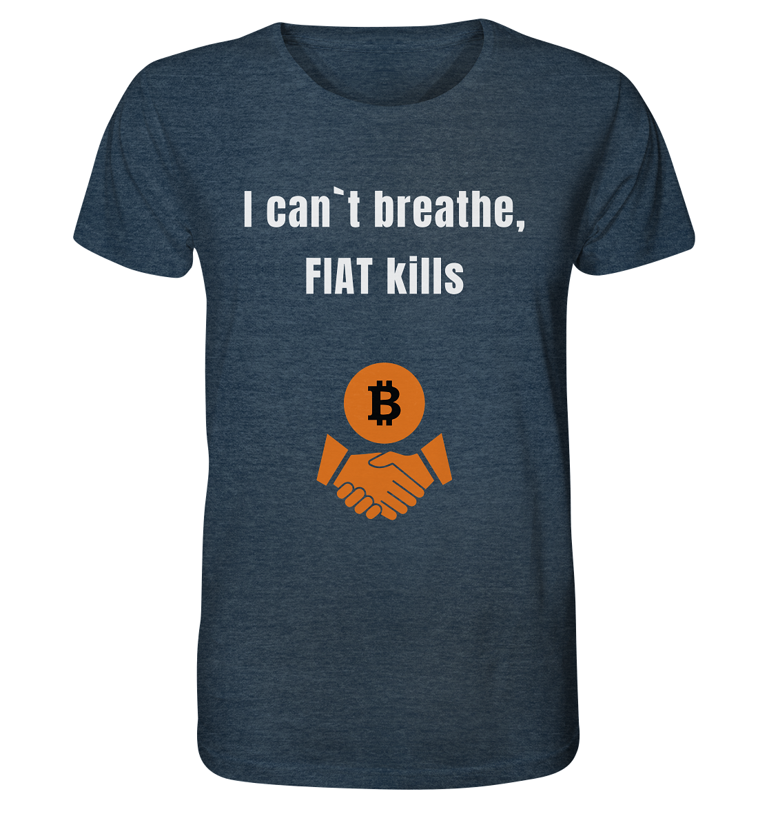 I can`t breathe, FIAT kills - Organic Shirt (meliert)