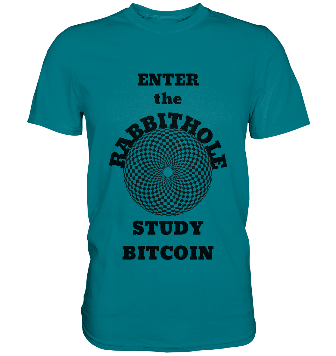 ENTER the RABBITHOLE - STUDY BITCOIN # Ladies Collection 21% Rabatt bis zum Halving 2024 - Premium Shirt