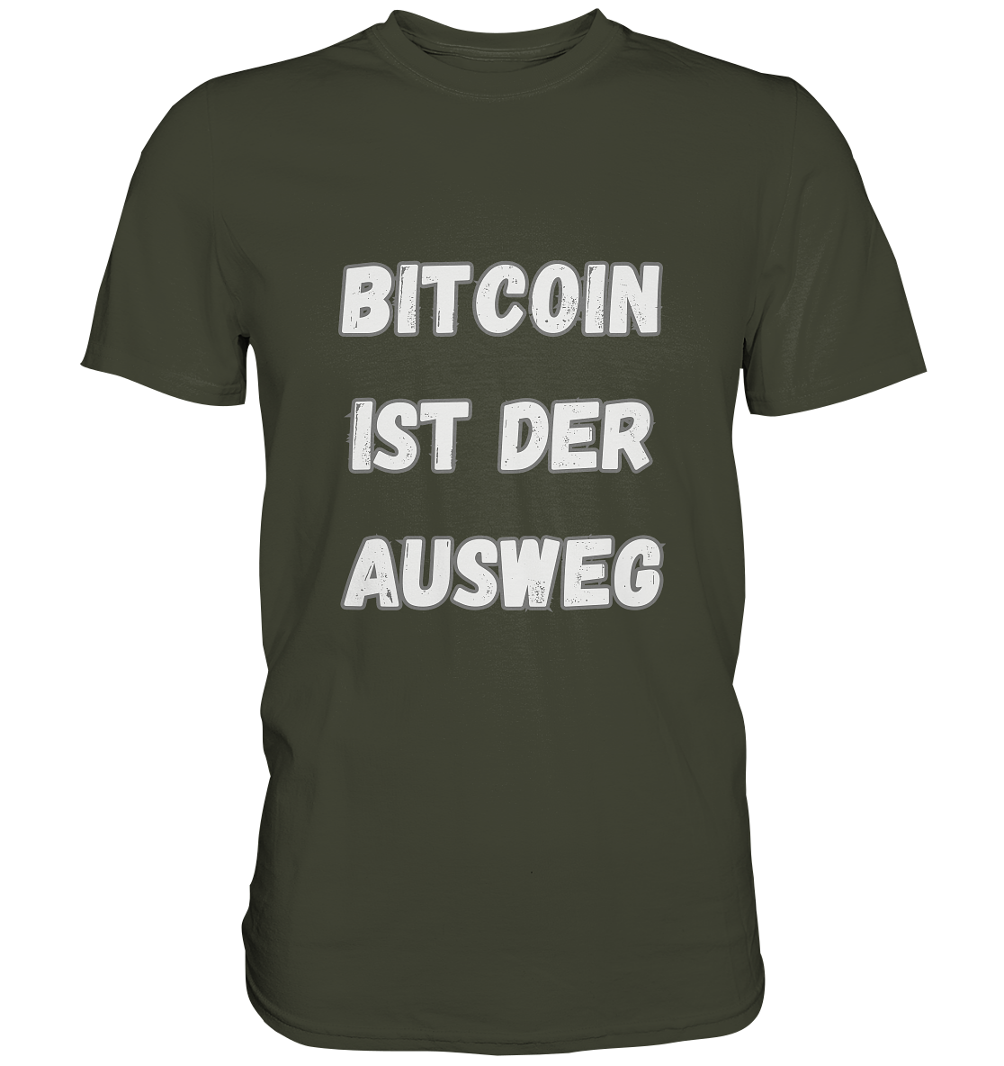 BITCOIN IST DER AUSWEG - LADIES COLLECTION 21% automat. Rabatt bis zum Halving 2024 - Premium Shirt