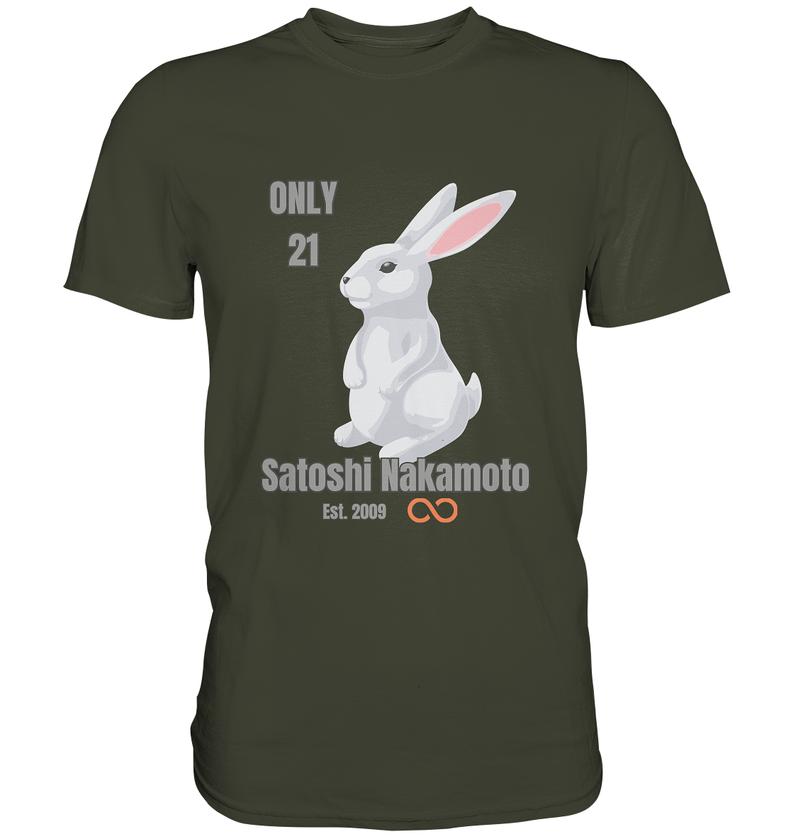 SATOSHI NAKAMOTO Est. 2009 (unendlich) - ONLY 21 - Premium Shirt