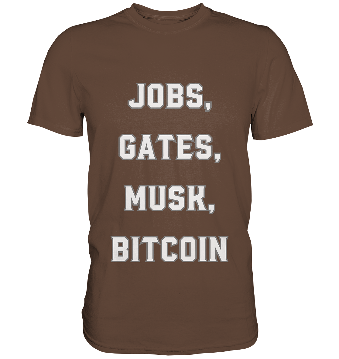 Steve Jobs, Bill Gates, Elon Musk, BITCOIN - Premium Shirt
