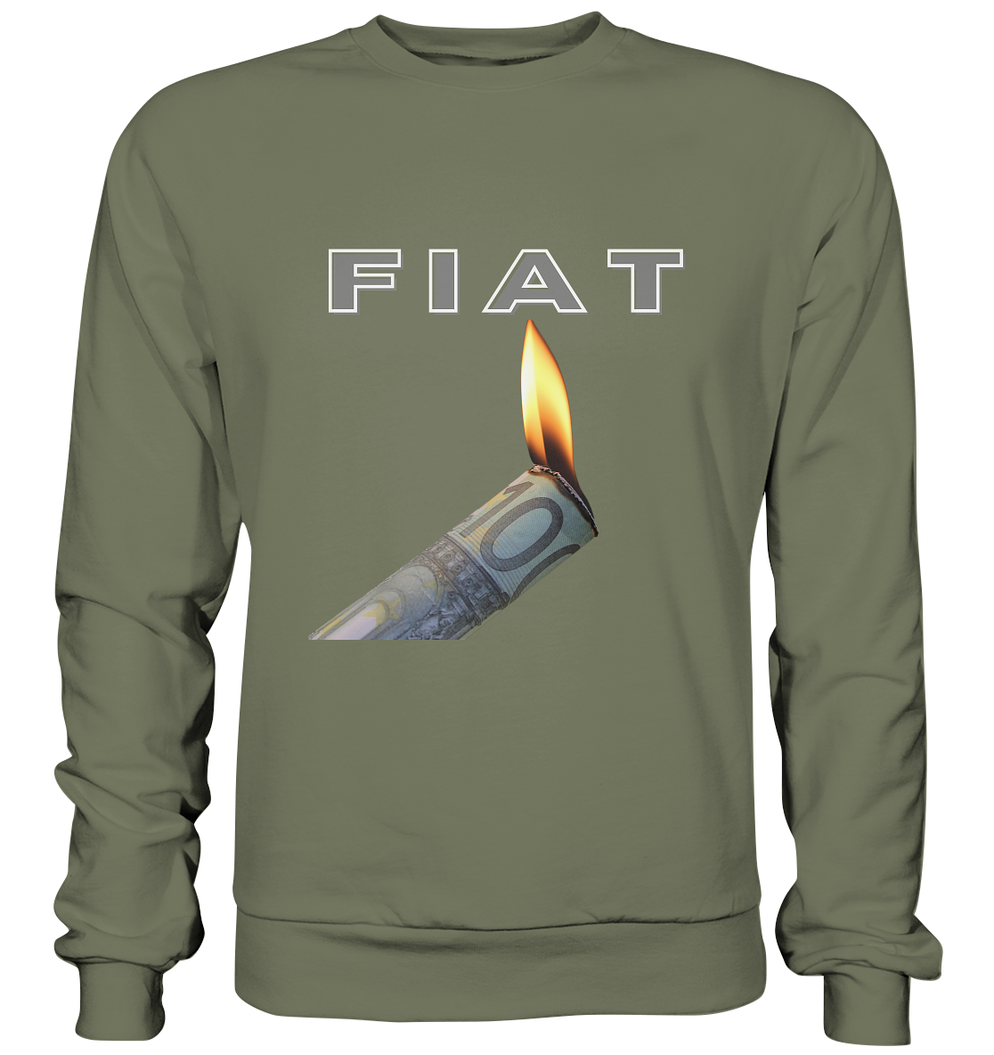 Fiat verbrennt Deine Zukunft - Premium Sweatshirt
