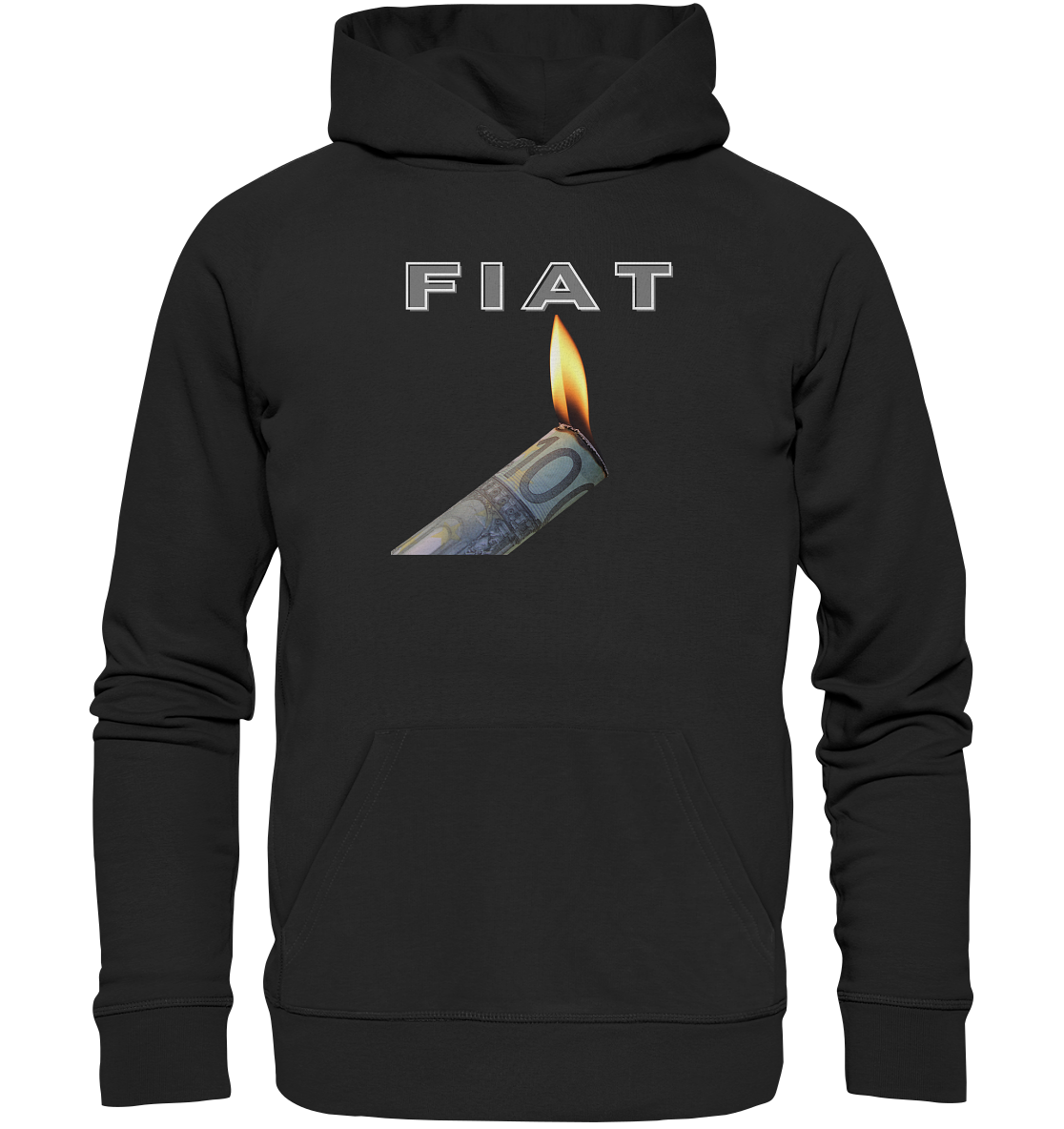 Fiat verbrennt Deine Zukunft - Premium Unisex Hoodie