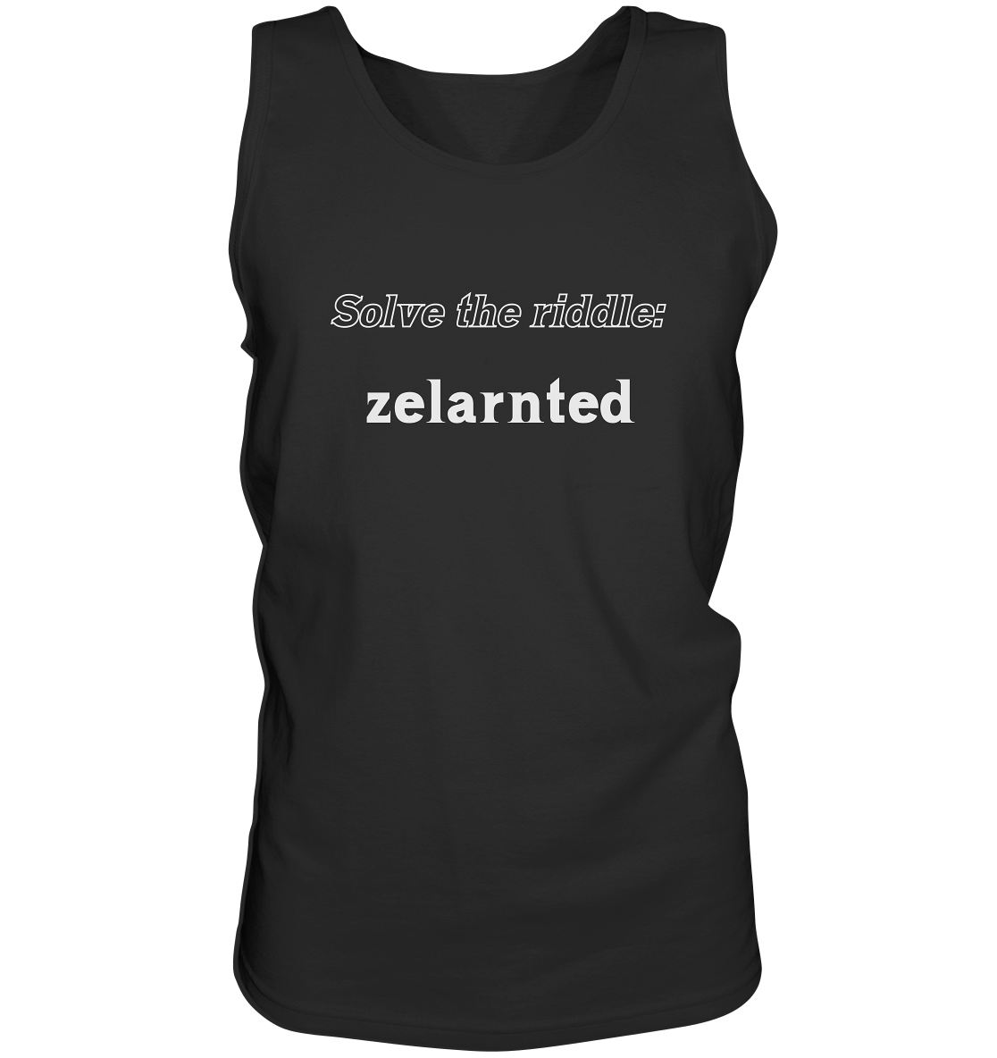 SOLVE THE RIDDLE - zelarnted - Tank-Top