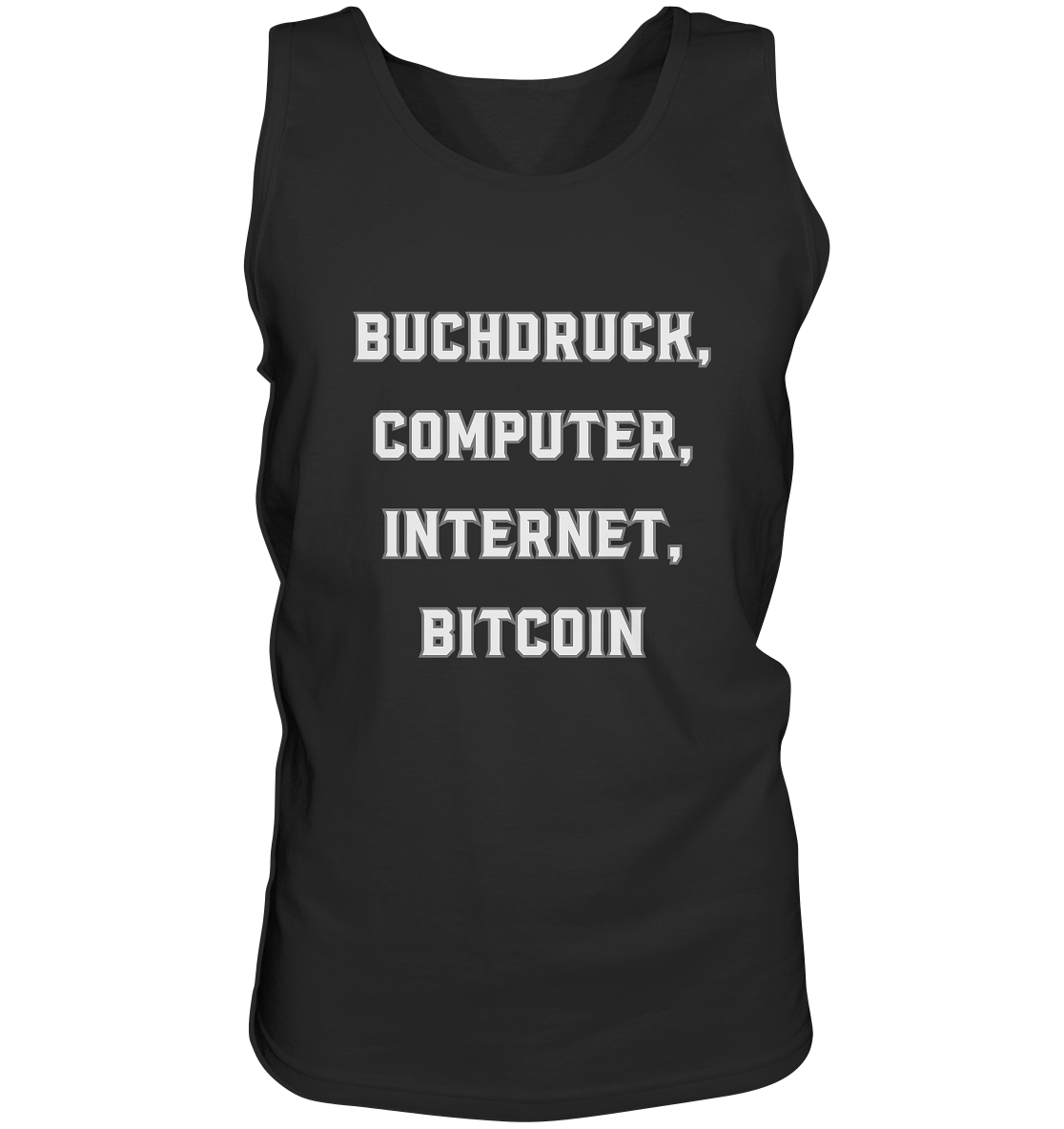 Buchdruck, Computer, Internet, Bitcoin - Tank-Top