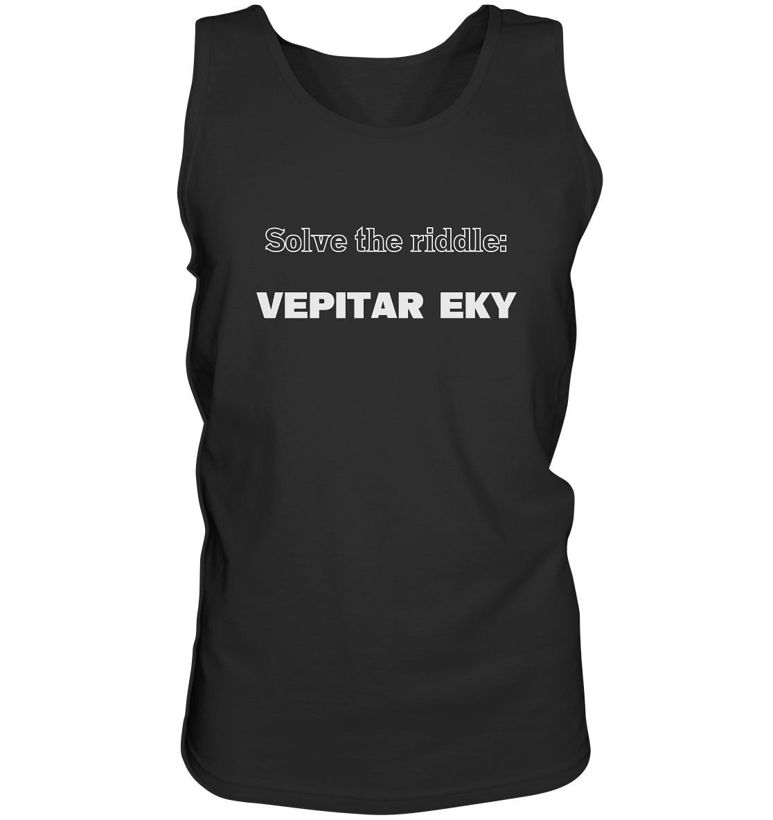 SOLVE THE RIDDLE - VEPITAR EKY - Tank-Top