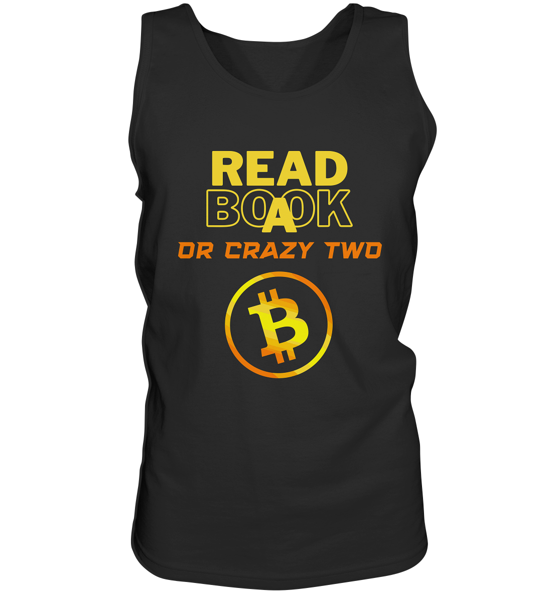 READ A BOOK or CRAZY TWO - (Schrift "crazy" in orange) - Tank-Top