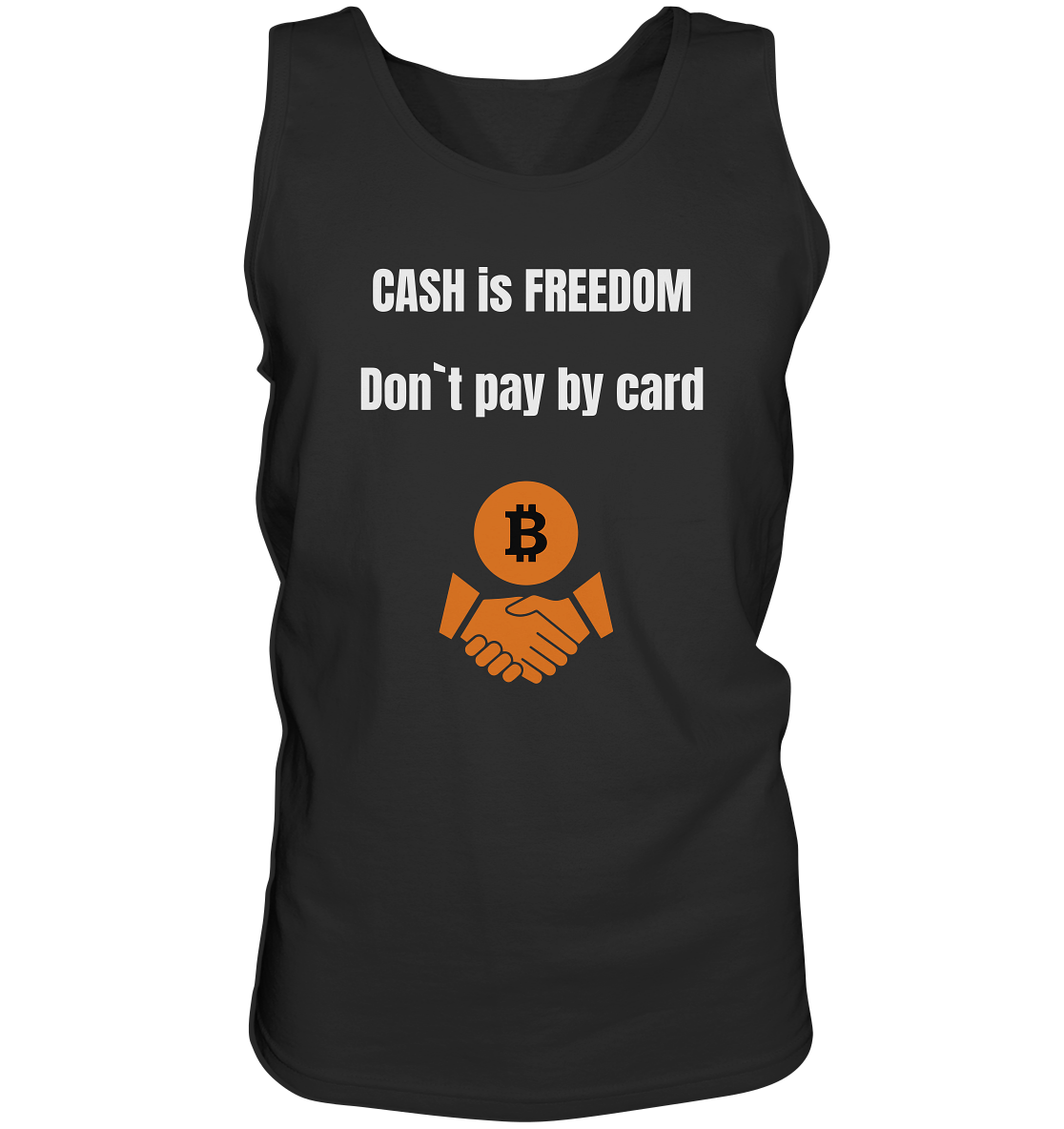CASH is FREEDOM - Don`t pay by card - Tank-Top