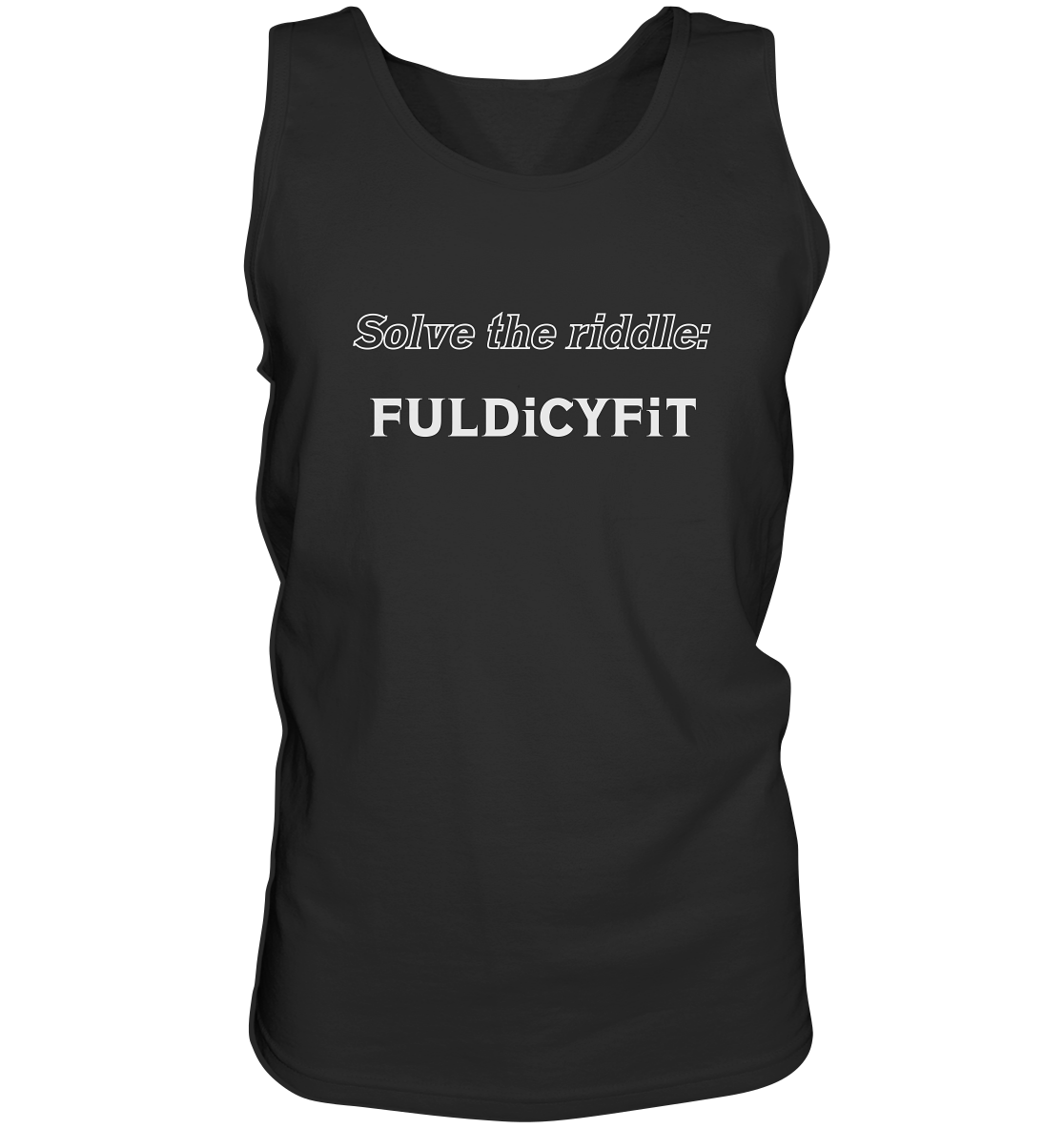 SOLVE THE RIDDLE - FULDiCYFiT - Tank-Top