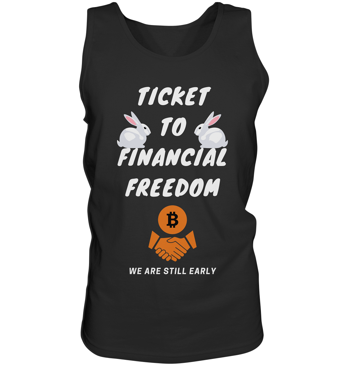 TICKET TO FINANCIAL FREEDOM - sitting rabbits - Tank-Top