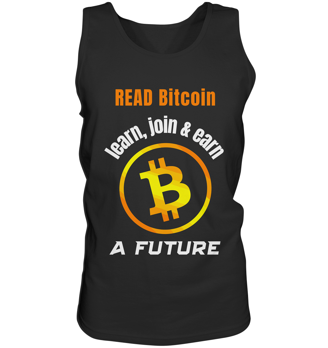 READ BITCOIN, learn & earn A FUTURE - Tank-Top