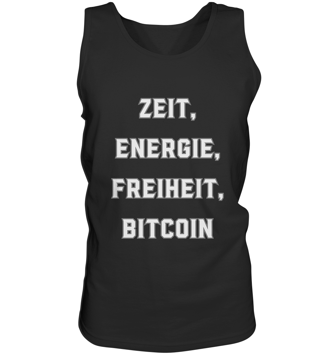ZEIT, ENERGIE, FREIHEIT, BITCOIN - Tank-Top