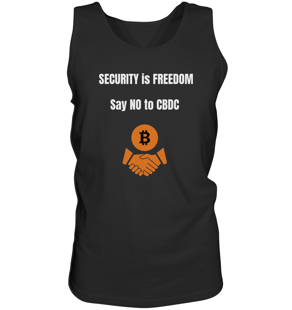 SECURITY is FREEDOM - say NO to CBDC - Tank-Top