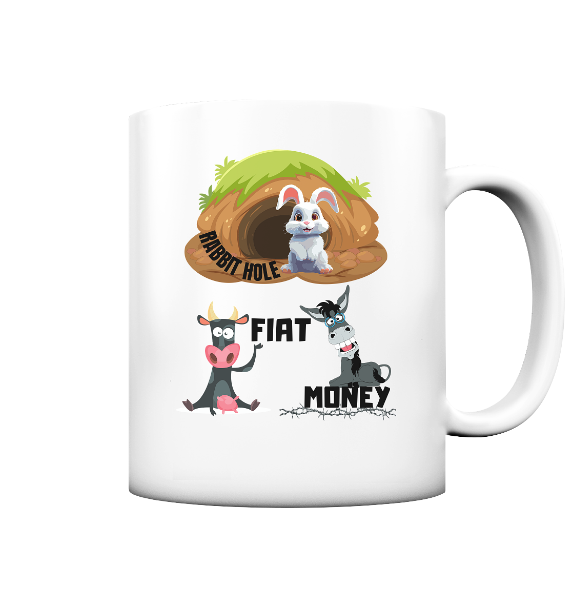FIAT MONEY / RABBITHOLE - Tasse matt