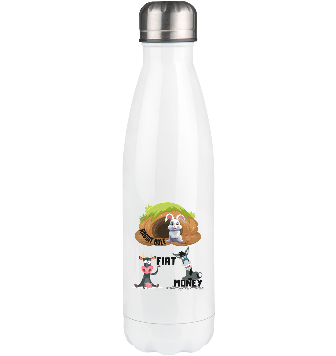 FIAT MONEY / RABBITHOLE - Thermoflasche 500ml