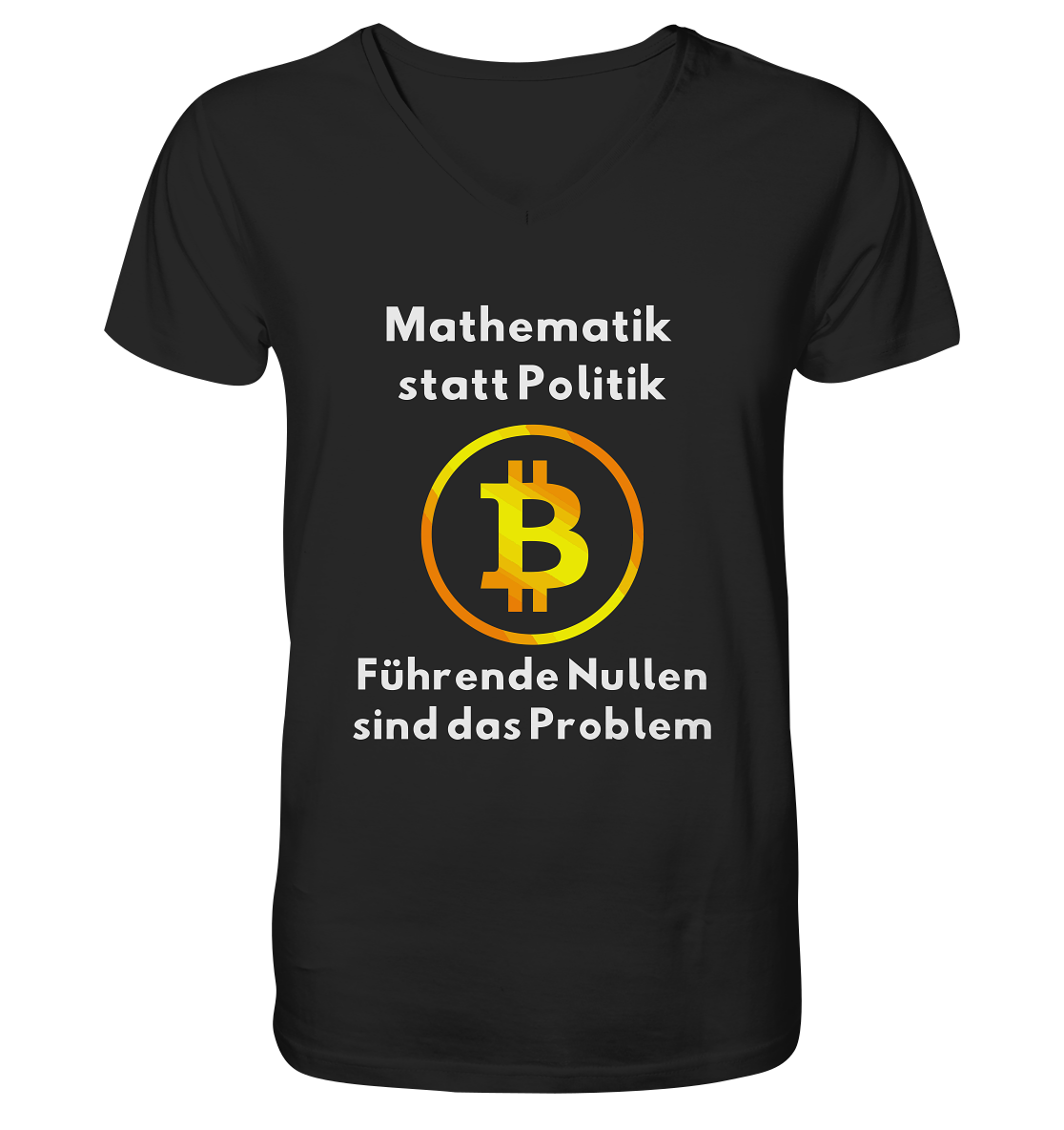 Mathematik statt Politik - führende Nullen sind (überall) das Problem ;-) V-Neck Shirt